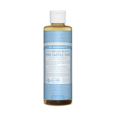 Dr. Bronner's Pure-Castile Soap Liquid Baby Unscented 237